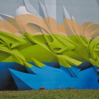 Great atmosphere, 3D Graffiti style by Peta